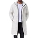 thumbnail image 1 of Abrigo acolchado con diseño de rombos INSPIRE CHIC para hombre, chaqueta larga de invierno con capucha desmontable y cierre completo, color blanco, 1 of 6