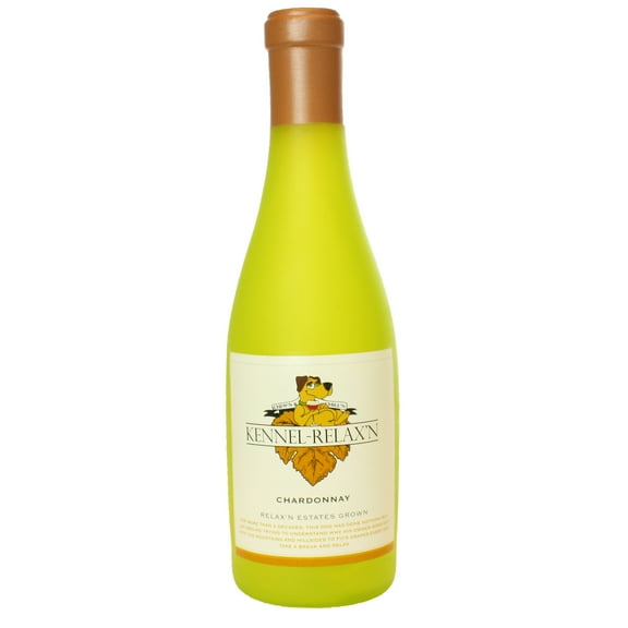 Silly Squeakers Wine Bottle Kennel Relaxin Squeaky Vinyl Parody Dog Toy