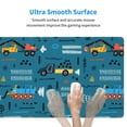 thumbnail image 5 of Bingfone Construction Trucks Large Gaming Mouse Pad,Extended Desk Mousepad With Stitched Edges,Non-Slip Base,Water Resist Keyboard Pad For Gamer, Office & Home, 29.5 X 16 In, 5 of 9