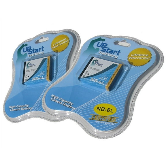 2x Pack - Canon PowerShot SX270 HS Battery - Replacement for Canon NB-6L Digital Camera Battery (1000mAh, 3.7V, Lithium-Ion)