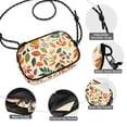 thumbnail image 3 of FORMRS Mini Crossbody Bag for Women Adjustable Rope Shoulder Casual Phone Purse, Beige Retro Leaves, 3 of 7