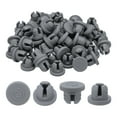 thumbnail image 1 of Tapones de goma de 13 mm/0.5" para viales Uxcell, 100 piezas, tapón de botella de goma butílica de tres patas para vial de vidrio, gris, 1 of 5