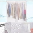 thumbnail image 2 of Wosthever Cubierta transparente para estante de hombro para ropa, Protector extraíble para ventana transparente, organizador resistente al Cubiertas para muebles de jardín, 2 of 6