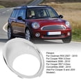 thumbnail image 3 of Front Fog Light  Trim,KIMISS Fog Lamp  Cover ABS Front Bumper Fog Light  Trim Surround Trim Cover For Clubman R55 Cooper R56 R57, 3 of 8