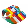 thumbnail image 4 of Pet Sun Protection Hats Multi Pattern Optional for Dogs Puppy Baseball Hat with Ear Holes, 4 of 10