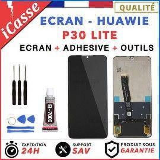 Pantalla Lcd + Cristal Táctil Para Huawei P30 Lite Negro + Herramientas + Pegamento