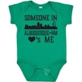 thumbnail image 3 of Inktastic Albuquerque New Mexico Someone Loves Me Skyline Boys or Girls Baby Bodysuit, 3 of 5