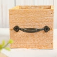 thumbnail image 2 of BinKFF 3.7inch Centerpiece Table Decorations Wood Planter Rectangular Planter Decorative Window Planters Rustic Wooden Box Floral Natural Centerpieces for Wedding Decor, 2 of 8