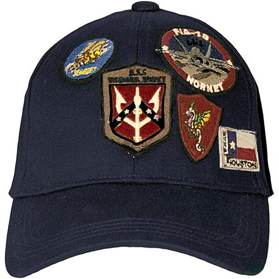 Top Gun® Official Cap with Patches (Navy)