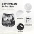 thumbnail image 4 of Cauagu 60s Black White Western Cowboy Print Women's 2 in 1 Running Shorts Athletic Workout Gym Yoga Shorts Running Shorts for Women-Large, 4 of 7