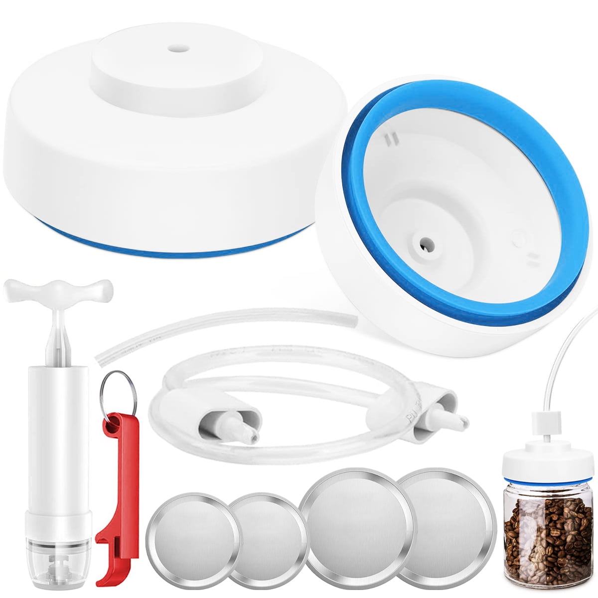 Austok Jar Sealer, for Regular and WideMouth Mason Jar, Jars Sealing