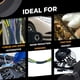 thumbnail image 4 of Cinta de fricción negra, cinta eléctrica para mazos de cables, cinta resistente a altas temperaturas para cables de motores automotrices-25 mm * 15 m, 4 of 5