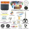 thumbnail image 2 of Sewing Kit 43 XL Spools Case Portable Basic Repair Kit for Adults Beginners & Travelers 226 Pcs, 2 of 7