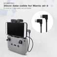 thumbnail image 2 of Cable de datos Cable de datos para control remoto DJI Mavic Air 2 USB tipo C a USB C Micro USB Hugtrwg Para estrenar, 2 of 8