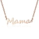 thumbnail image 1 of Zhuge Regalos para el día de la madre para mamá Collares para mamá Regalo de cumpleaños para mamá Collar con letras de acero inoxidable (oro rosa), 1 of 5