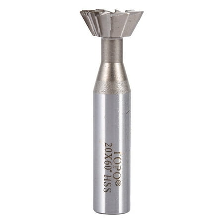 

10-25mm 45°60°Degree HSS Straight Shank Dovetail Slot Cutter End Mill CNC Bit
