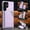 Purple, variant on 2 In 1 Wallet Case for Samsung Galaxy S25 Edge, PU Leather + TPU + Alloy, Wireless Charging Detachable Magnetic Card Bag RFID Blocking Make-up Mirror Kickstand Support Magsafe Back Case, Purple