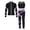Black&Lavender, variant on TiaoBug Kids Girls 3Pcs Sports Outfit Crop Top with Athletic Leggings Zipper Jacket Tracksuit Gym Set Light Blue 8