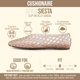 thumbnail image 4 of Flats CUSHIONAIRE Siesta estilo ballet sin cordones color mocha para mujer, 4 of 9