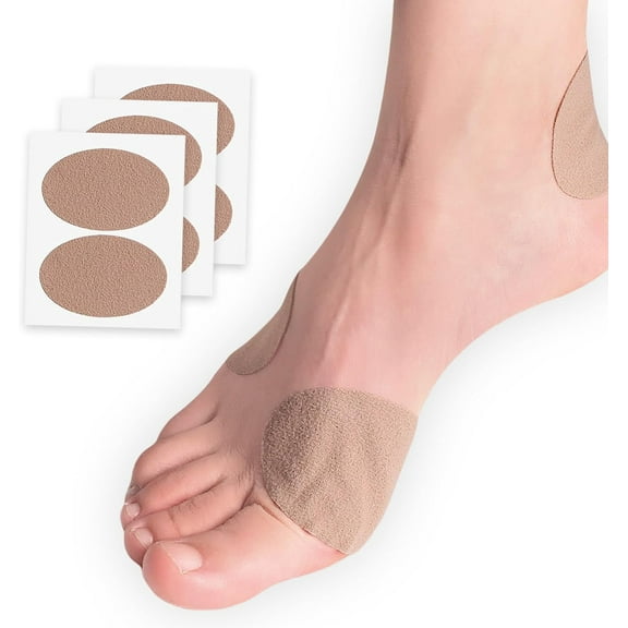 Moleskin for Feet, Moleskin Adhesive Pads, Moleskin Padding for Blisters, Shoes, Toes, Heel | Blister Prevention Tape Patch (20 Sheets - 40 Pieces Total)