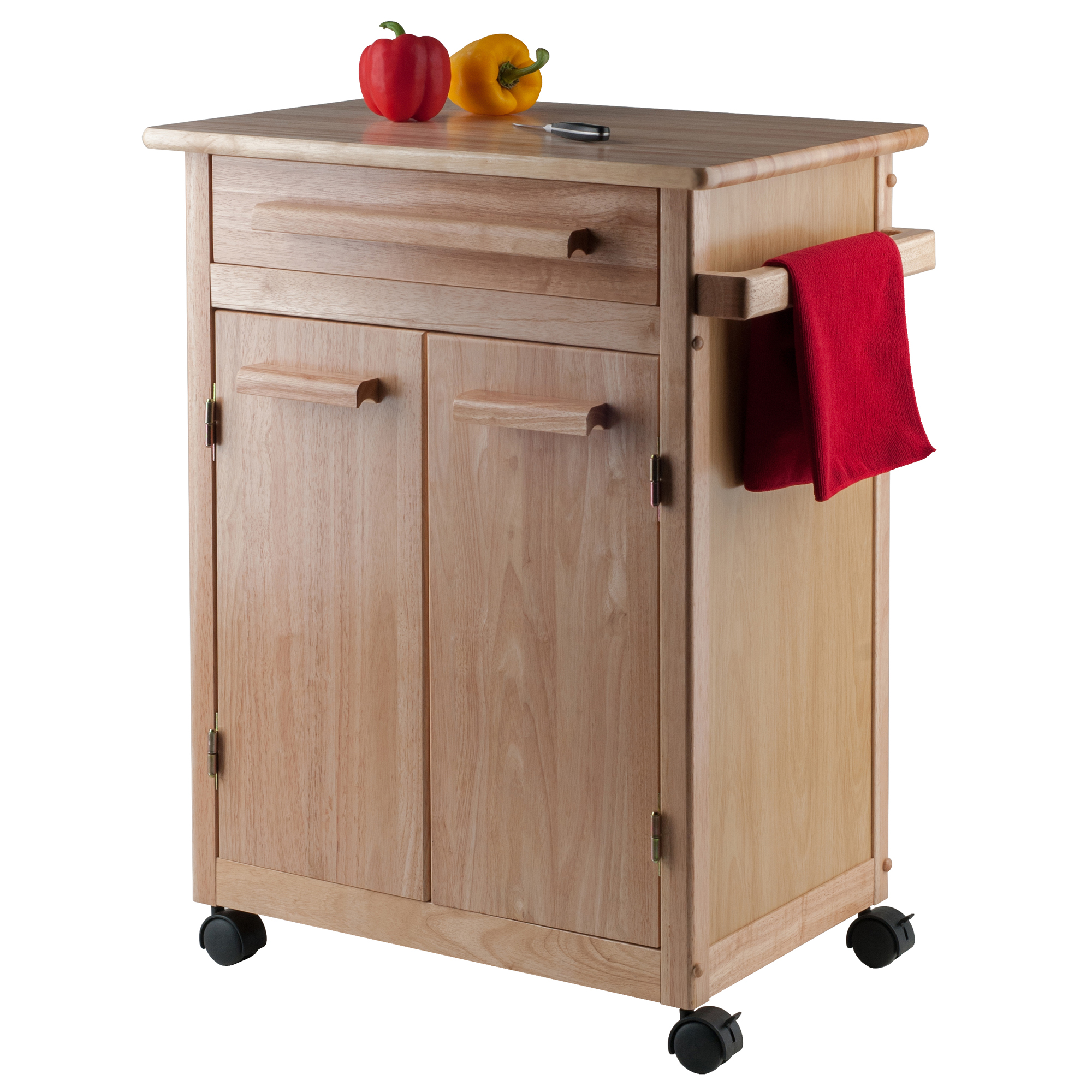 Winsome Wood Hackett Kitchen Utility Cart, Natural Finish - image 2 of 11