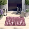 thumbnail image 2 of Red Christmas Deer and Tree Flannel Non Slip Door Rugs,Washable Door Mats Indoor,Decorative Door Mats,Dirt-Resistant and Absorbent Doormat for Entrance,Bedroom,Kitchen,Bathroom,31.5"x17", 2 of 4