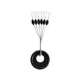 thumbnail image 4 of 100Pcs Fishing Stoppers Cylinder Stop Beads Float Sinker Stops Olive Shape Small Trumpet, 4 of 9