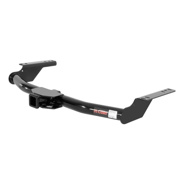 CURT 13445 Trailer Hitch Rear Class III; Round Tube; 2 Inch Receiver; 5000 Pound Weight Carrying Capacity/ 500 Pound Tongue Weight; 5500 Pound Weight Distributing Capacity/ 550 Pound Tongue Weight