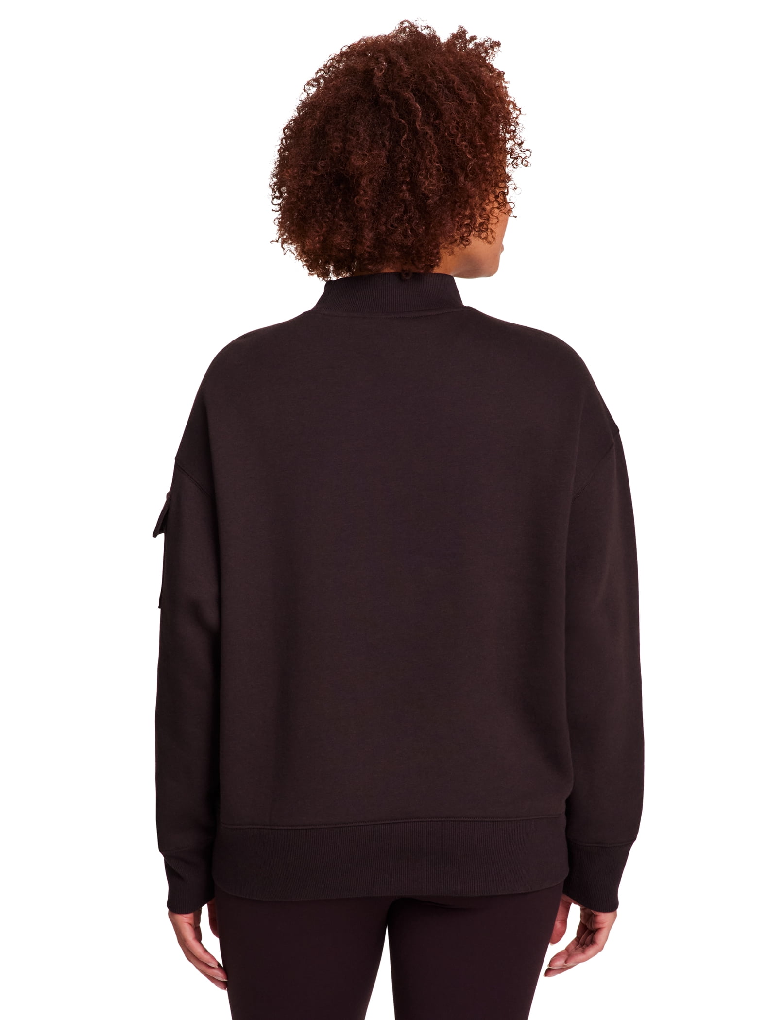 Reebok Women's & Women's Plus Transition Mock Neck Sweatshirt, Sizes XS-4X