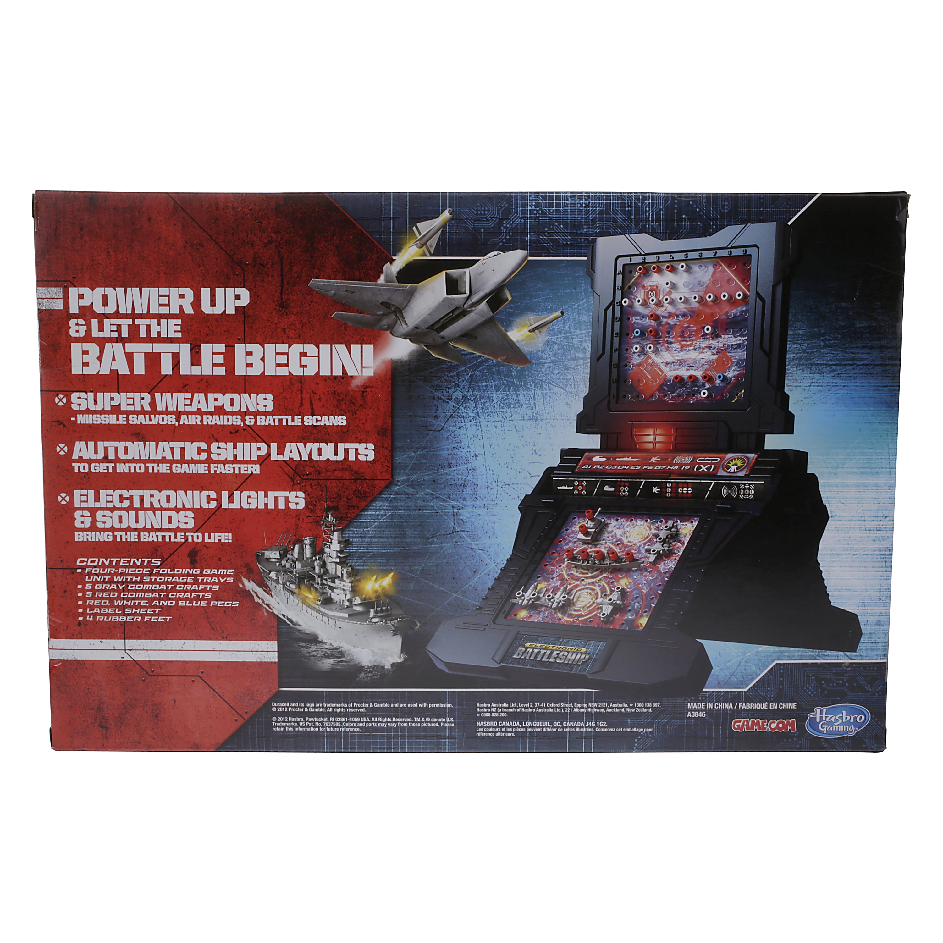 Electronic Battleship Replacement Piece Red Spy Plane 3 Hole 2012 Game No A3846 