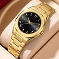 thumbnail image 2 of Waterproof Quartz Wholesale Premium Alloy Men's Quartz Wrist Watch - Luxury Waterproof Fashion Business Casual Sport Watches with Luminous Calendar Analogue Face, 2 of 4