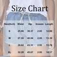 thumbnail image 4 of Nestiefly Womens Lightweight Shorts Casual Baggy Trendy Hot Pants Elastic Waist Drawstring Comfy Shorts with Pockets Dark Blue M, 4 of 8