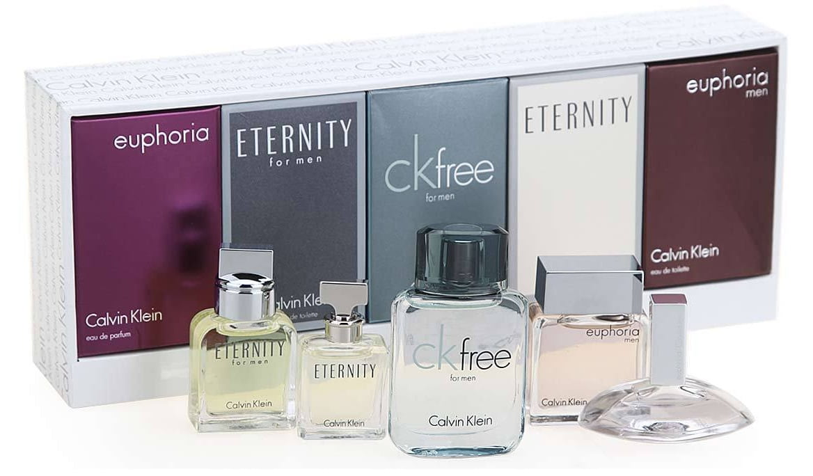 calvin klein perfume miniature sets