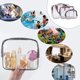 thumbnail image 3 of 3 piezas cro transparente viaje maquilje neceser bolsa de marrón Zulema Bolsa de mano transparente, 3 of 7