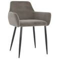 thumbnail image 6 of vidaXL Dining Chairs Upholstered Chair with Metal Legs for Living Room Velvet, 6 of 74