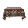 thumbnail image 2 of CaiYueKe Bohemian Table Runner Polyester Decorative Tassel Ethnic Print Table Cover Dining Room Living Room Party Decor Kitchen Home Decorations Gift, 2 of 7