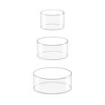 thumbnail image 1 of 3 soportes para pasteles y cupcakes de 6, 8 y 10 pulgadas, centros de mesa redondos con fondo hueco, cajas cilíndricas para cupcakes., 1 of 8