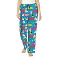 thumbnail image 1 of Fotbe Color Dachshund Dog Pantalones de Pijama para Mujer, Pantalones de Dormir, Pantalones Pj con Cordón y Bolsillos-XX-Large, 1 of 6