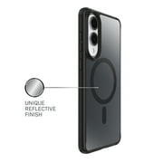 Body Glove Magnetic Compatible Reflector Phone Case for Samsung Galaxy S25 Edge - Metallic Black
