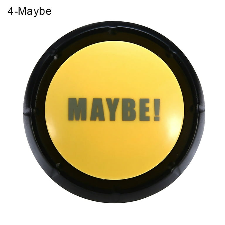 Visland 1/4 PCS, The NO, YES, Sorry and Maybe Buttons - Walmart.com