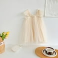 thumbnail image 5 of Toddler Girl Dresses Fly Sleeve Butterfly Tulle Lace Dance Party Princess Dresses Clothes for Girls Size 12-18 Months, 5 of 5