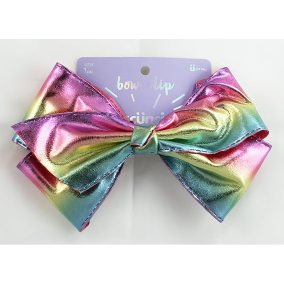 Scunci Jumbo Metallic Bow Salon Clip - 1ct