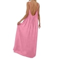 thumbnail image 5 of Misright Women's Backless Flowy Beach Maxi Dress, 5 of 10