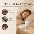 thumbnail image 3 of Mini Sound Machine, Portable White Noise Sound Machine for Sleep, White Noise for Baby & Adult with 20 Soothing Sounds, 7 Color Night Light, 4 Timers Memory Function for Travel Camping Home Office, 3 of 10