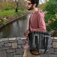 thumbnail image 3 of 11" Easy Tote Soft Cooler Gray Striped, 3 of 5