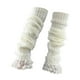 thumbnail image 2 of Calentadores de brazos, bonitos calentadores de muñecas para clima frío, guantes largos sin dedos de moda para invierno. encaje blanco, 2 of 9