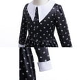 thumbnail image 5 of Girls Kids Wednesdays Cosplay Costume Halloween Cosplay Dress Up, 5 of 6