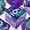 Green purple membrane-037, variant on DND Resin Dice 7-Piece Set for Dungeons and Dragons DND 5e RPG Gift, Board Game Tabletop Role Playing Dice Game, Birthday Gift, Christmas, Thanksgiving, Halloween