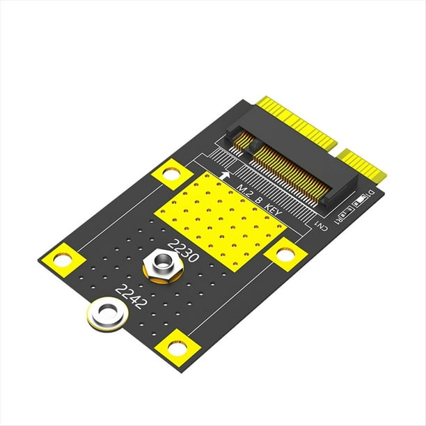 Adaptador MSATA una M.2(NGFF) Clave B para Adaptador de Tarjeta SSD 2230/2242 para PCS Multisistema