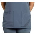 thumbnail image 3 of Fit by White Cross Women's Mock Wrap Solid Scrub Top, 3 of 3